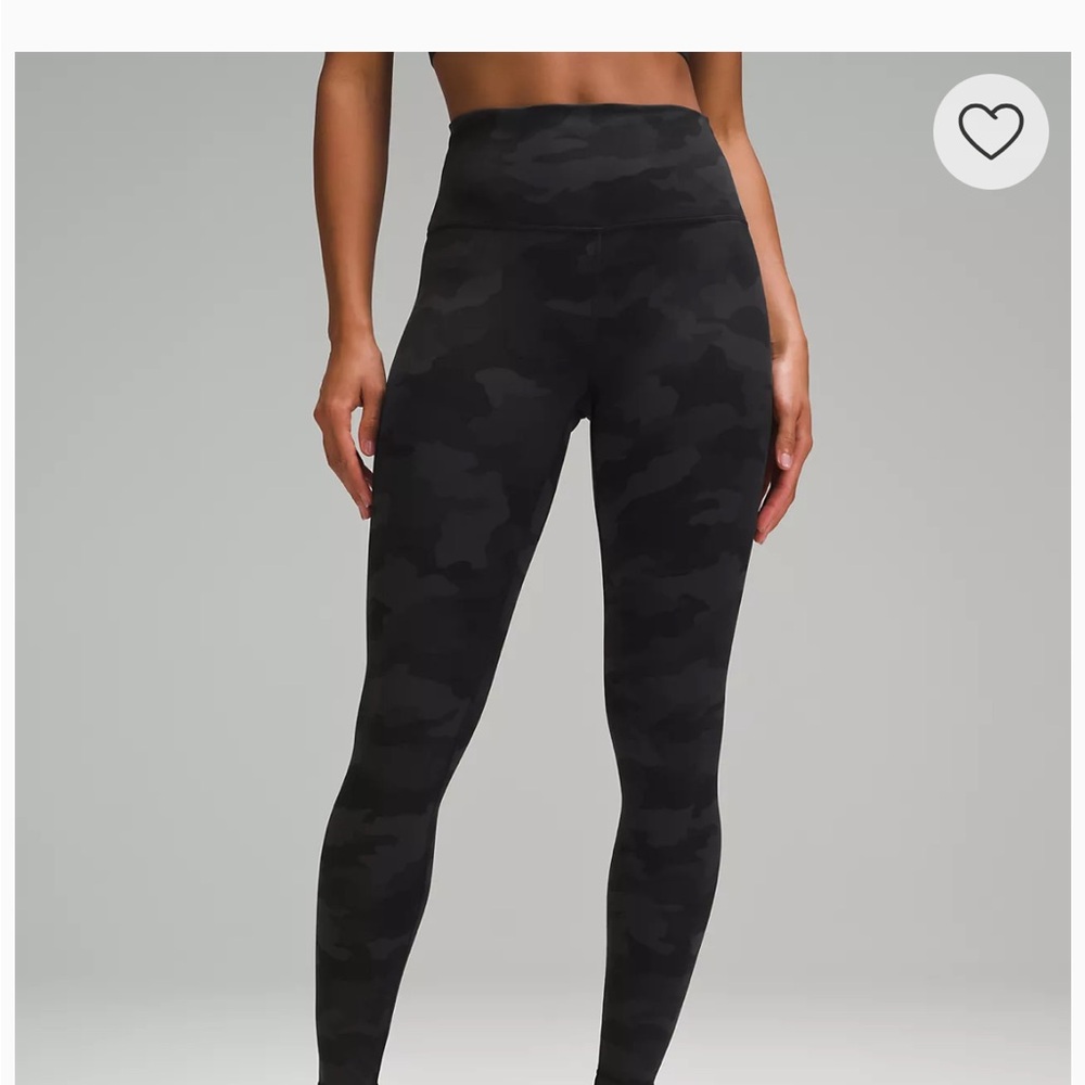 Lululemon camo Wunder Under slightly used size 12 perfect condition high rise